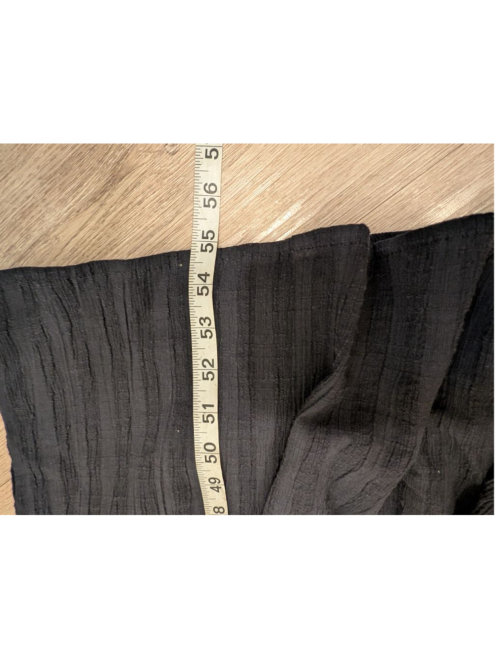 Anthropologie L*SPACE Mallorca Midi Dress Black Cotton Smocked S Resort Wear - Picture 9 of 9